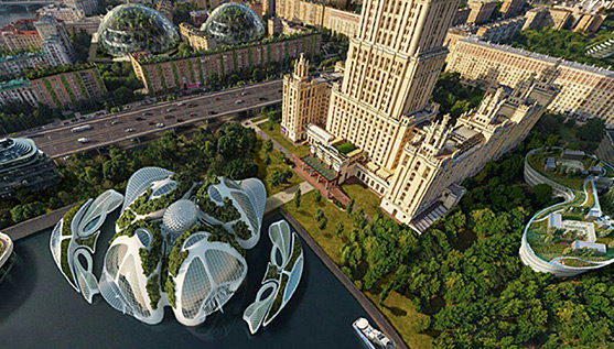 Москва. 2050 год