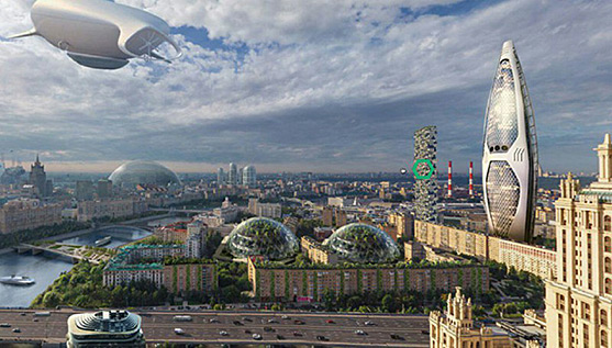 Москва. 2050 год