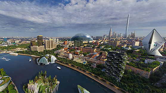 Москва. 2050 год